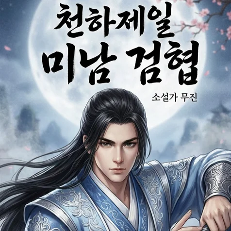포트폴리오-[무협/동양풍] '천하제일 미남검협' - 프리미엄 표지 디렉팅