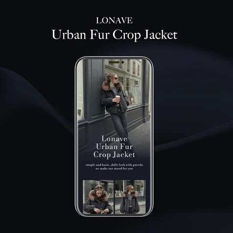 포트폴리오-Urban Fur Crop Jacket (패션)