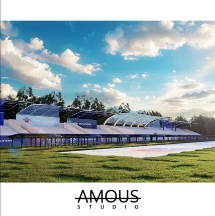 포트폴리오-양궁경기장 투시도