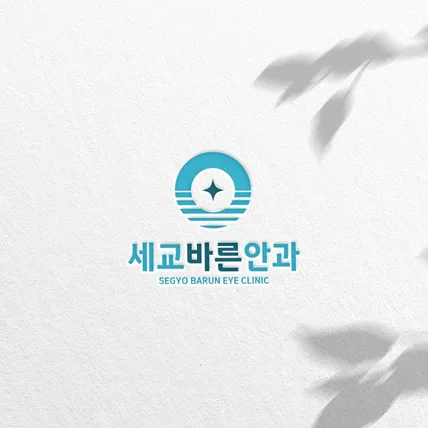 포트폴리오-[병원 안과] 세교바른안과 로고제작 디자인