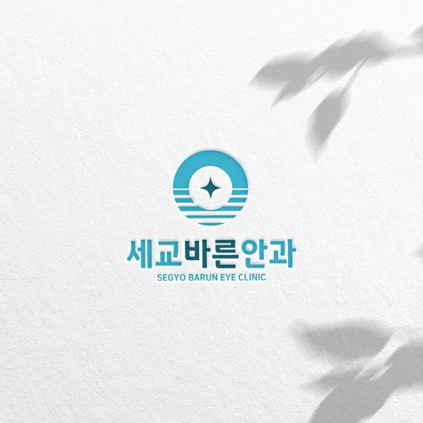포트폴리오-[병원 안과] 세교바른안과 로고제작 디자인