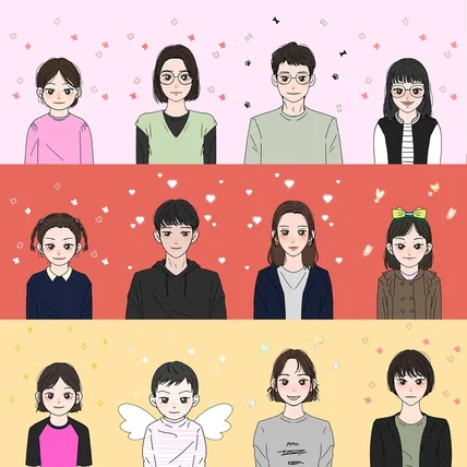 포트폴리오-'제2회 봉산&로제비앙 가을빛축제' 캐리커처 체험 행사
