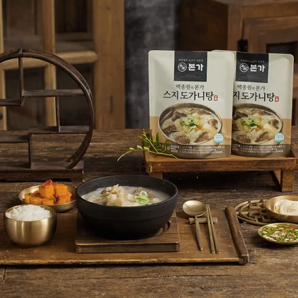 포트폴리오-[사진촬영, 보정] 더본코리아 본가 도가니탕 식품 푸드 촬영