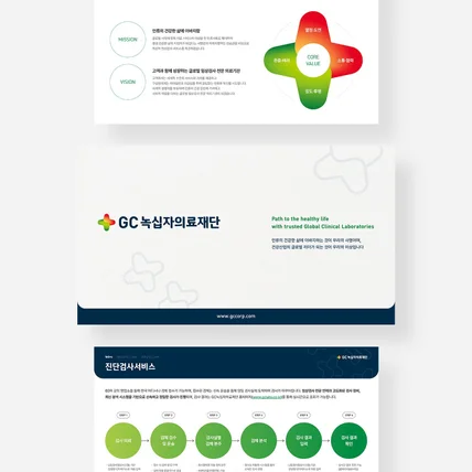 포트폴리오-GC녹십자의료재단 소개서 PPT
