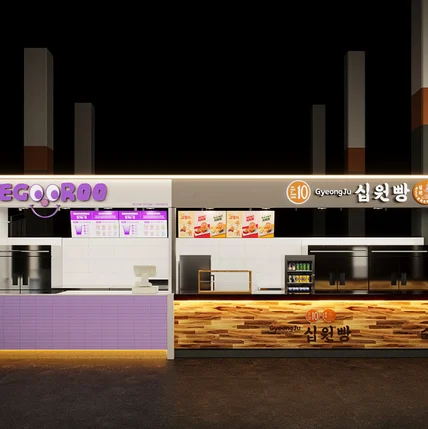 포트폴리오-백화점 인테리어 투시도