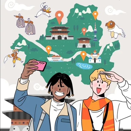 포트폴리오-스톡 일러스트_글로벌 코리아