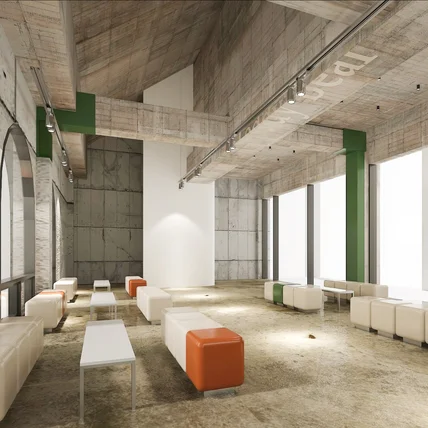 포트폴리오-카페 투시도