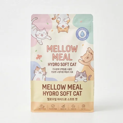 포트폴리오-MELLOW MEAL 고양이 사료 상세페이지 디자인