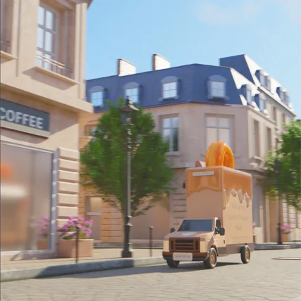 포트폴리오-[3D렌더링/모델링/모션그래픽/편집] 화장품 신제품 SNS용 홍보 영상