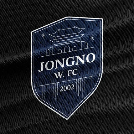 포트폴리오-축구 엠블럼 <JONGNO W.FC>