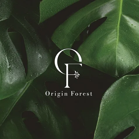 포트폴리오-[Origin Forest] 식물가게 로고