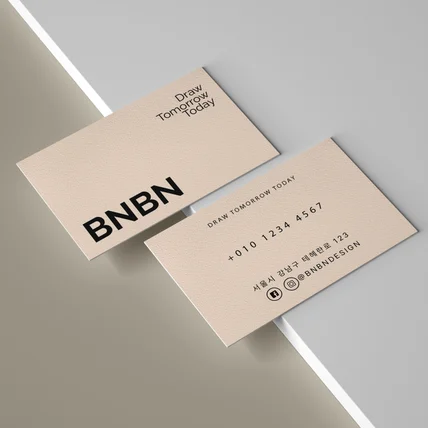 포트폴리오-세련된 명함 디자인 제작