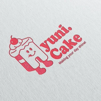 포트폴리오-혀니 케이크샵 로고디자인