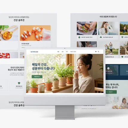 포트폴리오-웰니스 브랜드 홈페이지