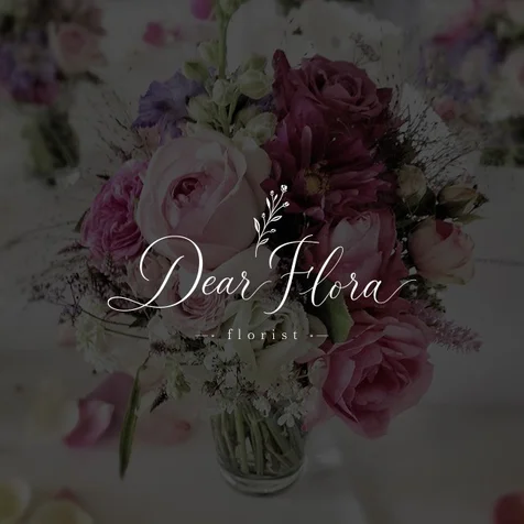 포트폴리오-Dear Flora / 로고디자인 / 로고제작