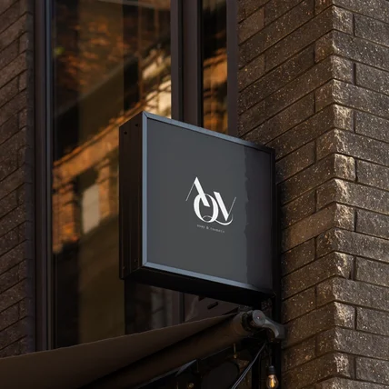 포트폴리오-AQV 로고디자인