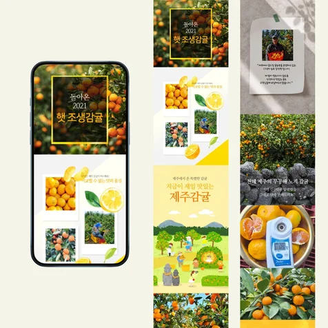 포트폴리오-농산물·과일 상세페이지 디자인 제작