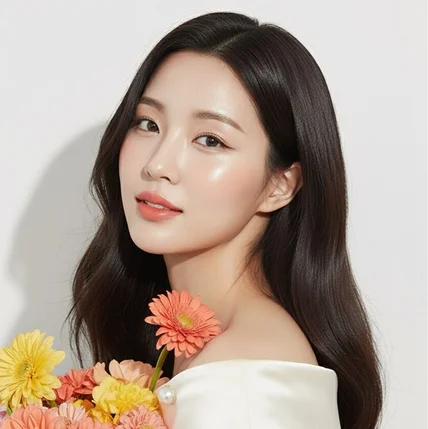 포트폴리오-AI 인물 비주얼 패키지 | Blooming Glow Concept