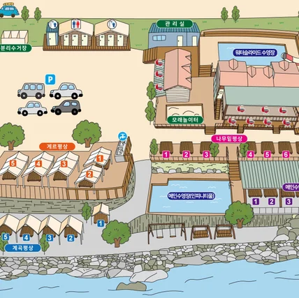 포트폴리오-펜션안내도