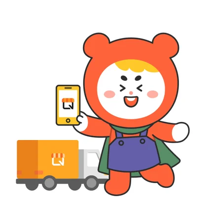 포트폴리오-큐마켓 대장이와 장구니 캐릭터 디자인