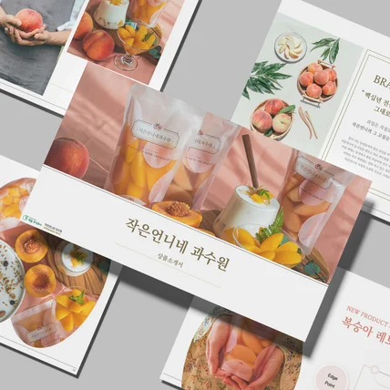 포트폴리오-[PPT] 복숭아 제조식품 제품소개서
