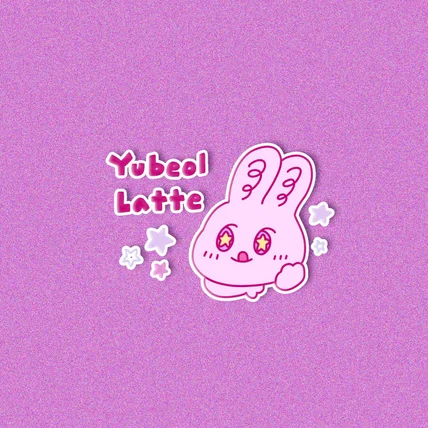 포트폴리오-키치로고,토끼캐릭터,카페로고