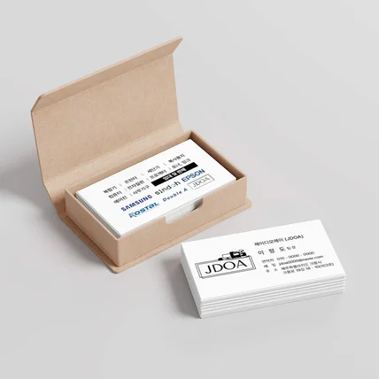 포트폴리오-전자기기 임대 및 판매업체 제이디오에이 명함디자인