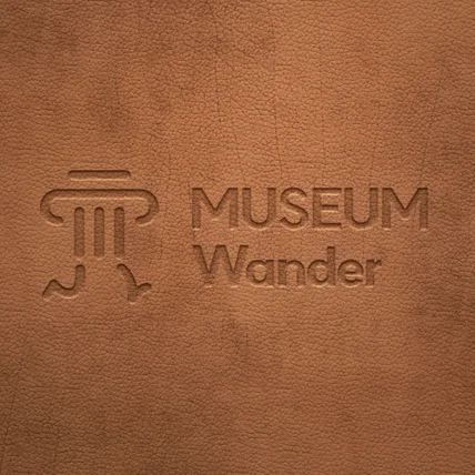 포트폴리오-로고 디자인 - 심볼형 로고 뮤지엄산책 UI/UX 앱 로고 디자인