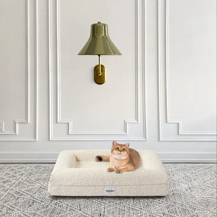 포트폴리오-럭셔리 양털 애견 쇼파  베드