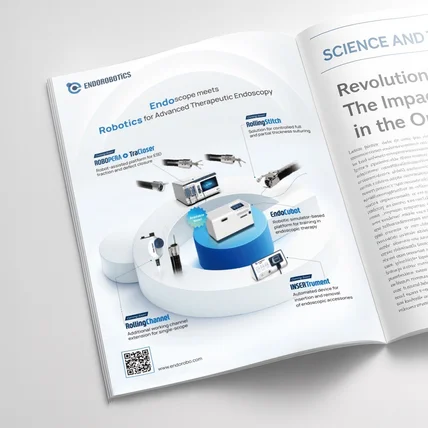 포트폴리오-엔도로보틱스 의료기기 지면광고