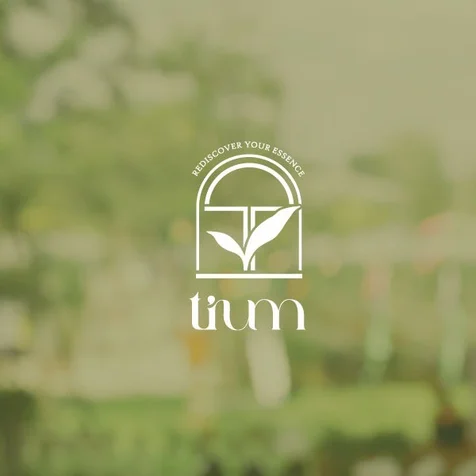 포트폴리오-tium 로고디자인