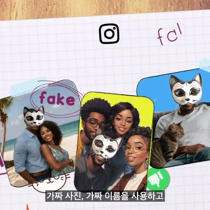 포트폴리오-정보 전달과 경각심을 동시에, '캣피싱 예방' 인포그래픽 성우더빙