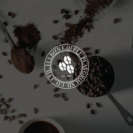 포트폴리오-[카페 로고] 털보의 커피 놀이터