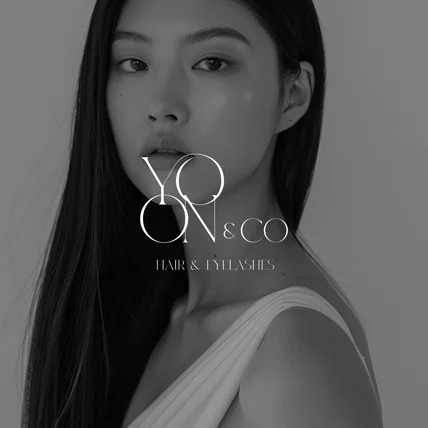 포트폴리오-[헤어샵 브랜드 로고] YOON&CO