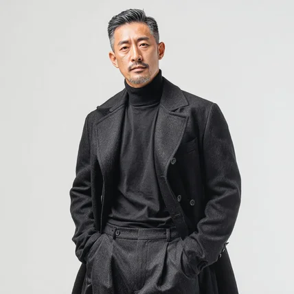 포트폴리오-중년 남성모델 패션 변경 건