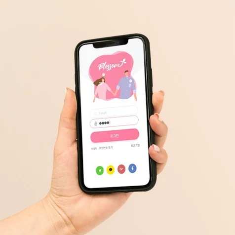 포트폴리오-소개팅 어플 블라썸 App UI,UX 디자인