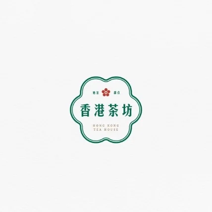 포트폴리오-홍콩다방 BI 디자인