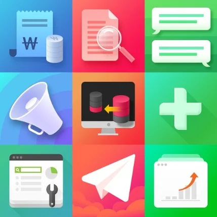 포트폴리오-입체 아이콘 12종