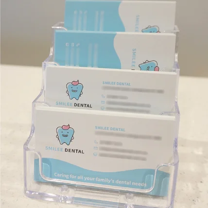 포트폴리오-호주 치과 명함 디자인 및 인쇄(+맞춤 로고 제작)