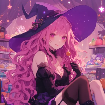 포트폴리오-할로윈컨셉 미소녀 이미지