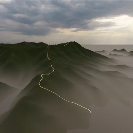 포트폴리오-등산로 조감도