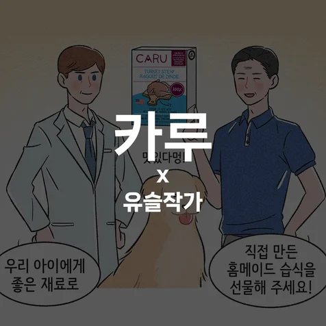 포트폴리오-[습식사료 브랜드 카루] 인스타툰 작업