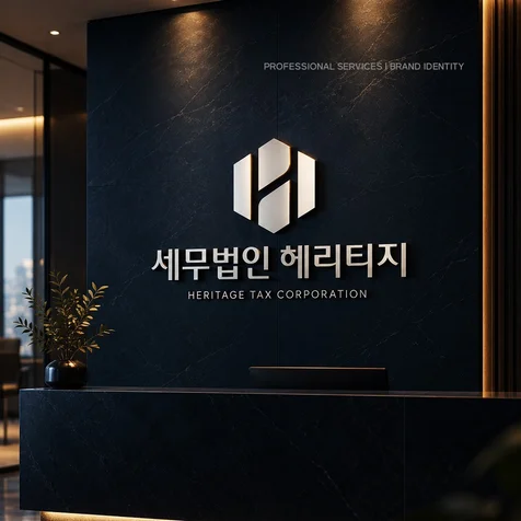 포트폴리오-세무법인 로고 디자인 / 헤리티지 브랜드 아이덴티티