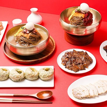 포트폴리오-[기획/촬영/보정] 냉면 매장 배달앱 메뉴/대문사진