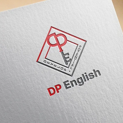 포트폴리오-영어학원 로고 DP English