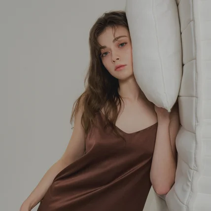 포트폴리오-[기획/촬영/리터칭/모델 및 헤메섭외]Silk Mulle 홈웨어 룩북 촬영