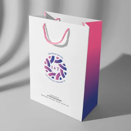 포트폴리오-부동산 중개법인 쇼핑백 디자인