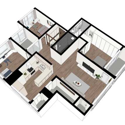 포트폴리오-스케치업 아파트인테리어