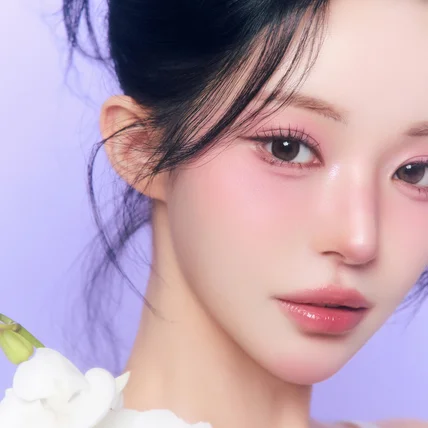 포트폴리오-[촬영/조명/리터칭] 연보라 색조 뷰티 화보