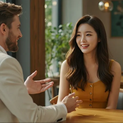 포트폴리오-[종합/편집/기획 AI광고] 영어회화 비즈니스 AI광고